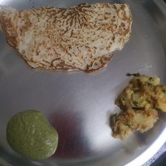 A picture of Vrat(varai/samak ke flour) ka dosa.