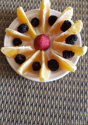A picture of Let's enjoy something healthy.