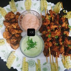 A picture of Peri peri Chicken bit😋.