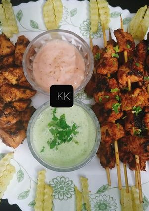 A picture of Peri peri Chicken bit😋.