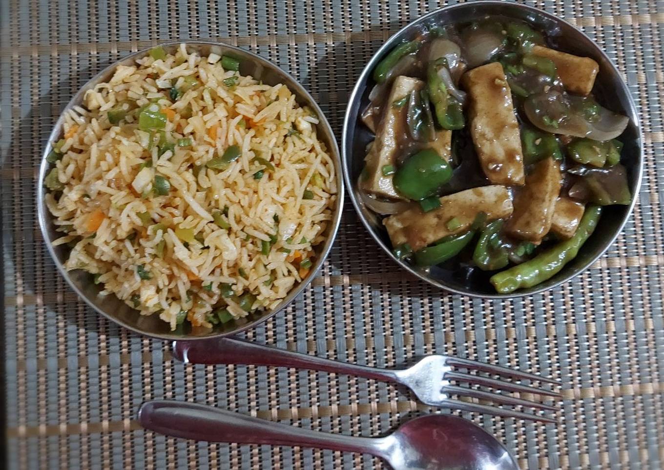 Veg Schezwan fried rice