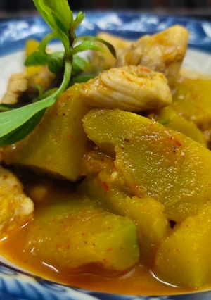 รูปของ แกงอกไก่ฟักทอง