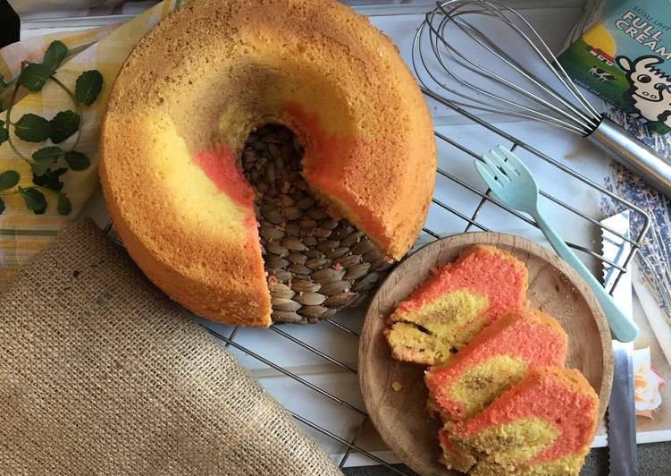 Resep Marmer Cake / Bolu Jadul
