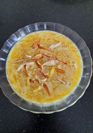 A picture of Saffron sevai kheer.