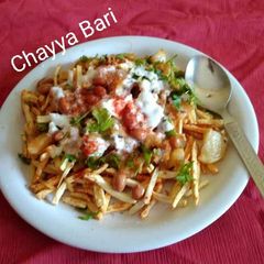 A picture of Potato Bhel for fasting.