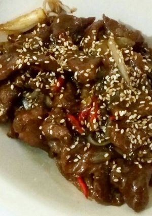 Foto resep Beef teriyaki 🐷🐷