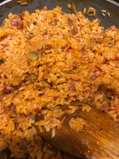 Una foto de Arroz con todo