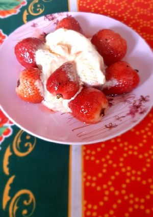 Una foto de Fresas a la pimienta