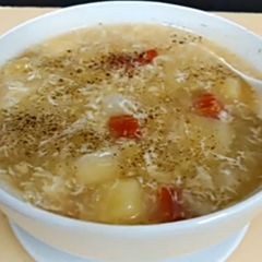 A picture of Mixed Vegetable Soup.