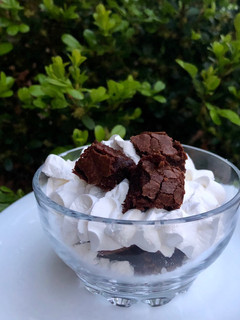 Una foto de Trifle de brownie