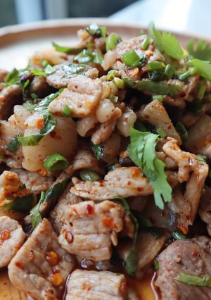รูปของ หมูขยำส้ม Keto
