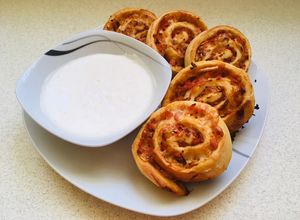 Pizzatekercs recept fotója