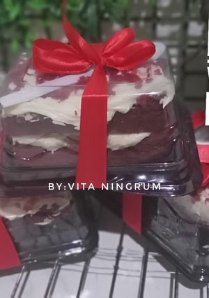 Foto resep Red Velvet mini tart (5*11)