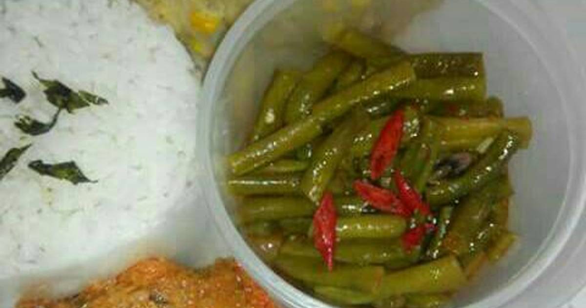 Resep Tumis kacang panjang  dkk Bekal ke kantor oleh Teh 