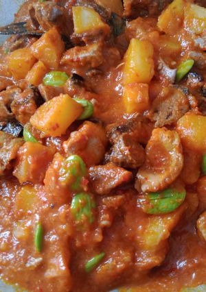 Foto resep Sambal goreng ati ampela pete