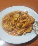 Rejo en salsa picante