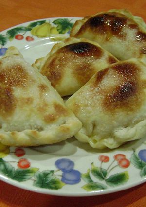 Una foto de Empanadas de cebolla y queso