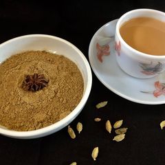 A picture of Homemade Masala Tea powder.
