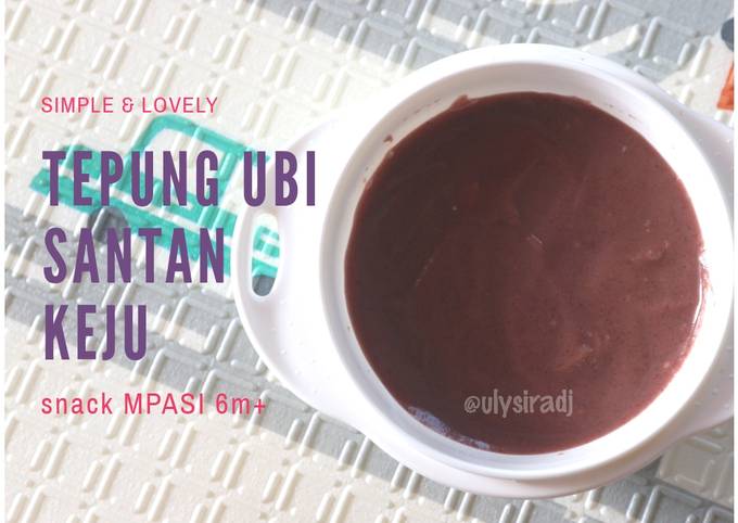 Tepung Ubi Santan Keju, snack MPASI 6m+