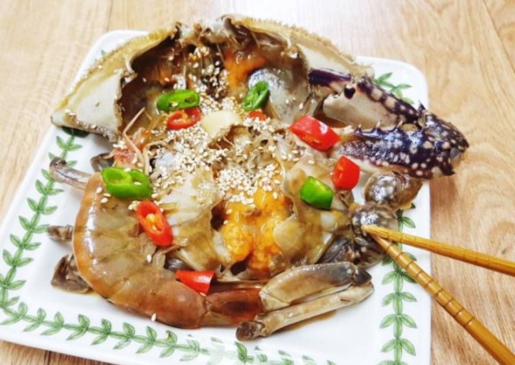 Ganjang Gejang. Kepiting fermentasinya Korea. Bikin nagih