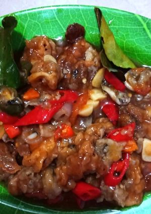 Foto resep Cumi tepung saos padang simple