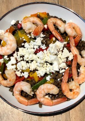 Une photo de Salade de lentilles