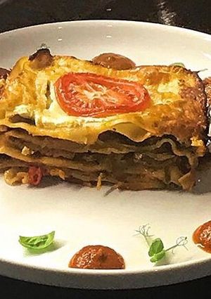 A picture of Emily’s Veggie Lasagne.