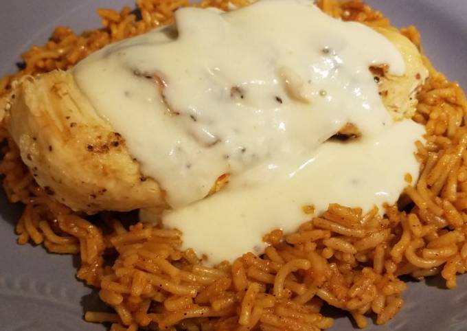 Recipe of Ultimate Mexi Queso Chicken &amp; Rice