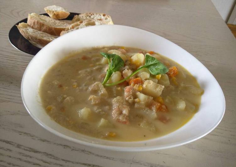 Simple Way to Prepare Super Quick Homemade Seafood Chowder