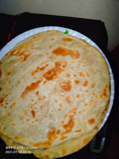A picture of Soft layered chapatis.