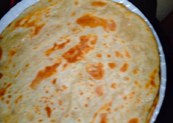 Soft layered chapatis