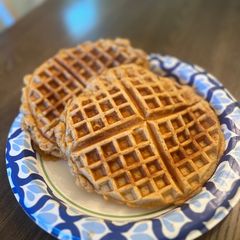 A picture of Mashed Sweet Potato Waffles.