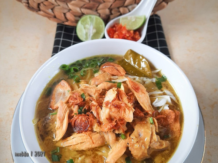 Standar Cara praktis membuat Soto Ayam Semarang  sedap