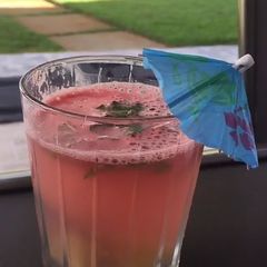A picture of Watermelon lemonade Iftar special.