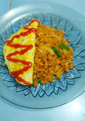 Foto resep Korean Simple Fried Rice - Nasi goreng korea sederhana
