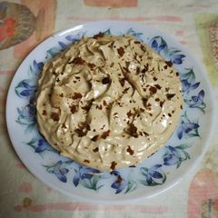 A picture of Dalgona Coffee cake.