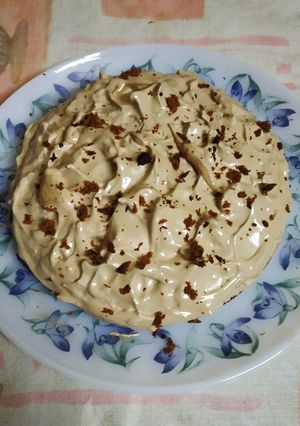 A picture of Dalgona Coffee cake.