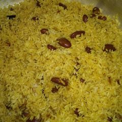 A picture of Rajma chawal.