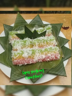 Foto resep Lapis singkong (sentiling)
