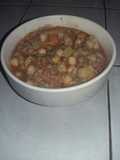 Guiso de lentejas con garbanzos 😋🍜