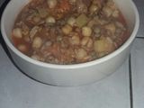 Guiso de lentejas con garbanzos 😋🍜
