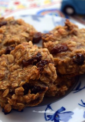 Foto principal de Galletas de plátano y avena