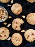 كوكيز الفستق (peanut butter cookies)
