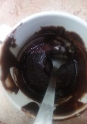 A picture of Chocolate mug cake.