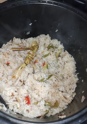Foto resep Nasi liwet teri endols