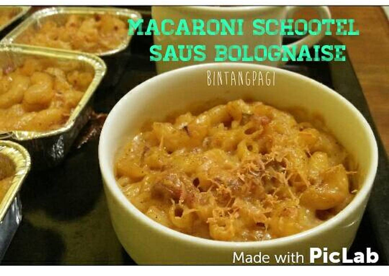 Macaroni Schootel Saus Bolognaise