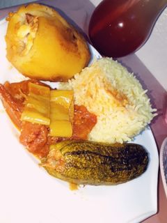 صورة لوصفة محشي مع الارز