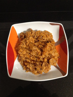 Una foto de Arroz con chipirones