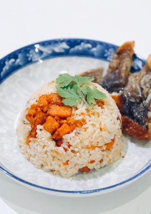 รูปของ ข้าวผัดน้ำพริกกากหมู