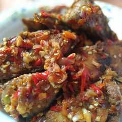 A picture of Ikan Tongkol Balado.